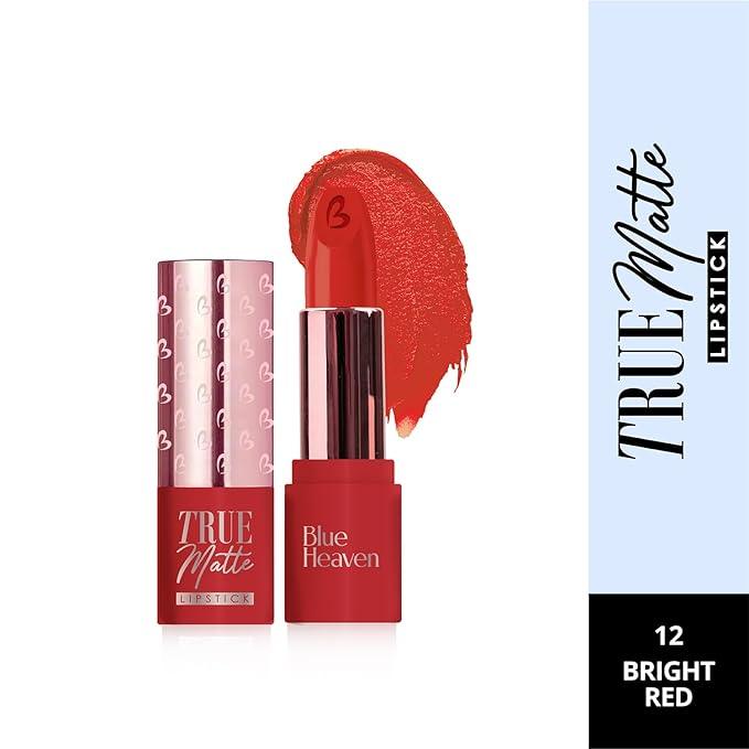 Blue Heaven True Matte Lipsticks Bright RED 4G - GROFOO