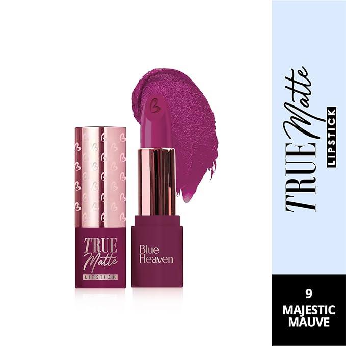 Blue Heaven True Matte Lipsticks Magestic Purple 4G - GROFOO