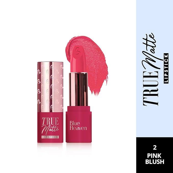 Blue Heaven True Matte Lipsticks PInk Blush 4G - GROFOO