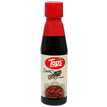 Tops Dark Soya Sauce, 220 g Bottle - GROFOO