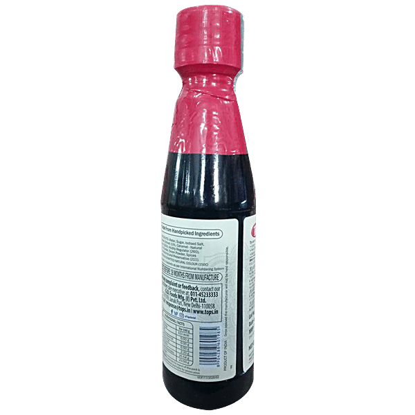 Tops Dark Soya Sauce, 220 g Bottle - GROFOO