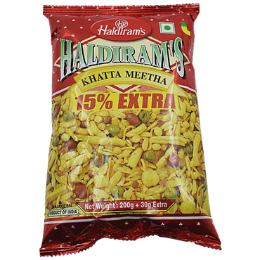 Haldiram's Khatha Meetha Namkeen, 200 g Pouch - GROFOO