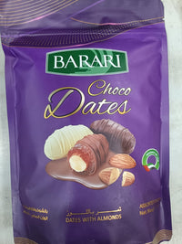 BARARI CHOCO ALMOND DATES 250Gm - GROFOO