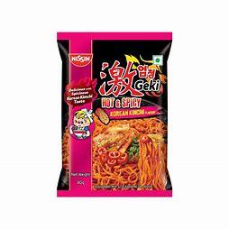 Nissin Korean Kimchi Flavour Hot &amp; Spicy 1pc - GROFOO