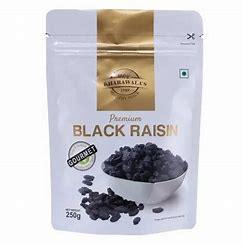 BLACK RAISINS 250GM - GROFOO