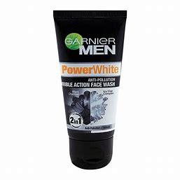 GARNIER POWER WHITE 2IN ONE FACEWASH 50G - GROFOO