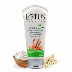 LOTUS WHITEGLOW OATMEAL 100GM SCRUB - GROFOO