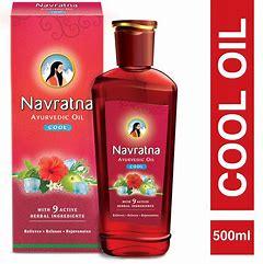 NAVRATNA RED COOL OIL 500ML - GROFOO