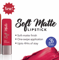 Blue Heaven Soft Matte Lipstick 1pc - GROFOO