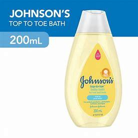 JOHNSONS TOP TO TOE WASH BATH 200ML - GROFOO