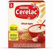 Nestle Cerelac Baby Cereal With Milk, Wheat Apple - From 6 Months - GROFOO