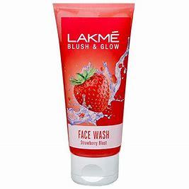 LAKME FACEWASH BLUSH &GLOW STAWBERRY 100G - GROFOO