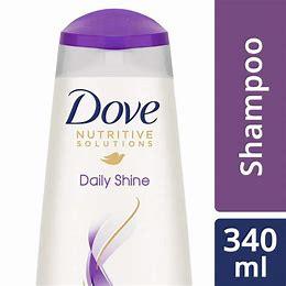 DOVE DAILY SHINE SAMPOO 340ML - GROFOO