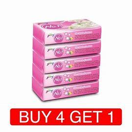 GODREJ NO 1 SOAP JASMINE100G 3+1 - GROFOO