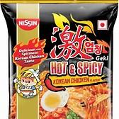 Nissin Korean Chicken Hot &amp; Spicy Noodles 1pc - GROFOO